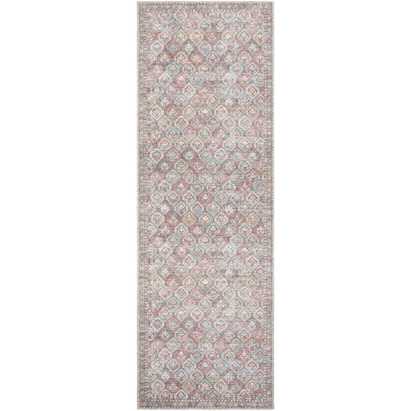 Angiela Machine Washable Indoor Rug, Runner 2'7" x 7'10"