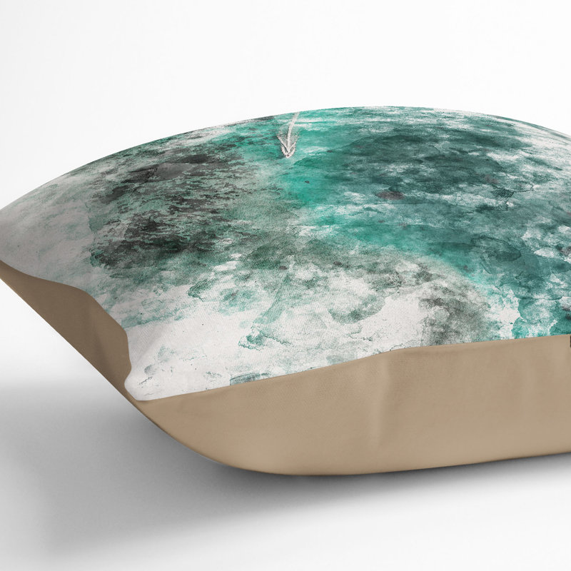 Square Throw Cushion, Stone, 40cm H x 40cm W x 15cm D