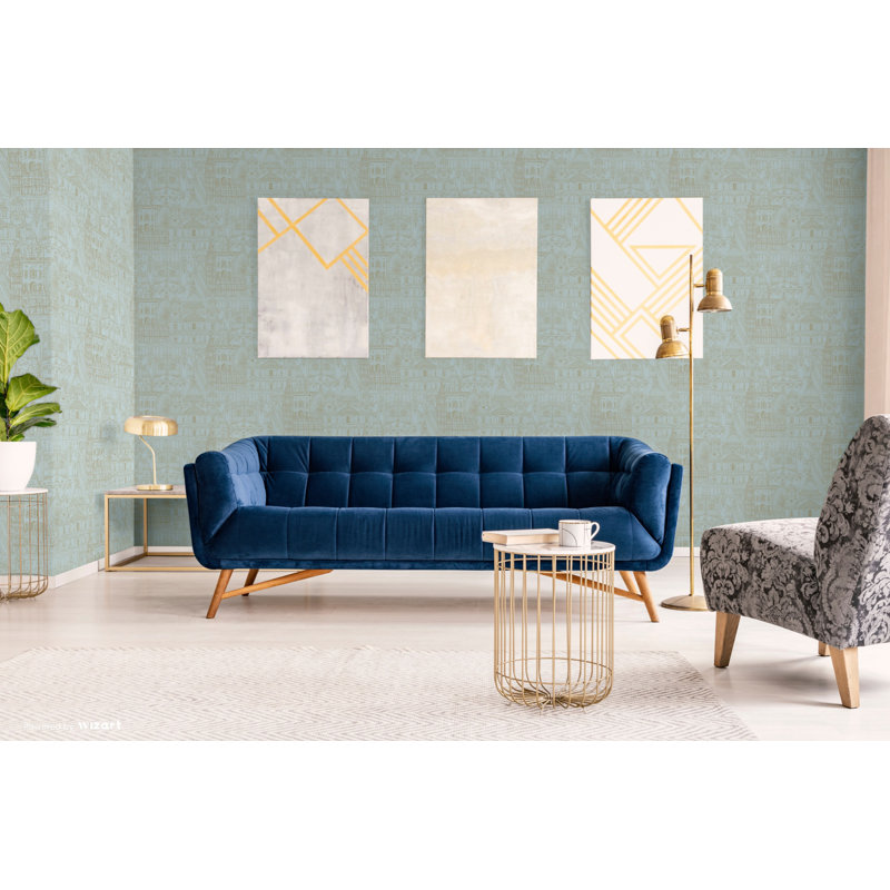 Sheila London City 10m x 53cm Wallpaper Roll, Aqua