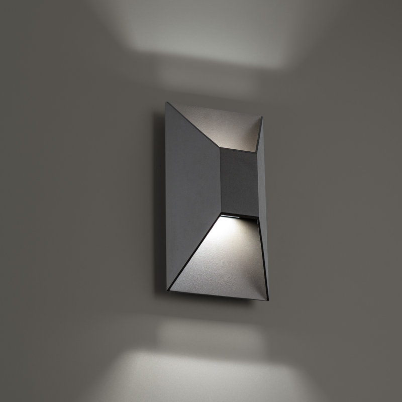 Maglev 2 - Light LED Flush Mounted Sconce, Bronze, 3500K, 10" H x 5.5" W x 3.625" D