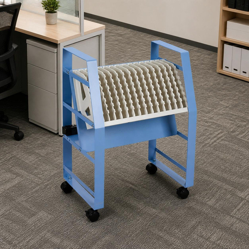 Chariot de chargement mobile pour 16 ordinateurs portables et tablettes, station de rangement roulante avec gestion des câbles