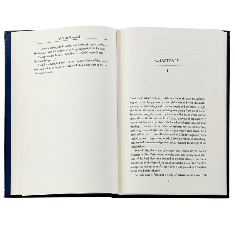 The Great Gatsby Leather Bound Book