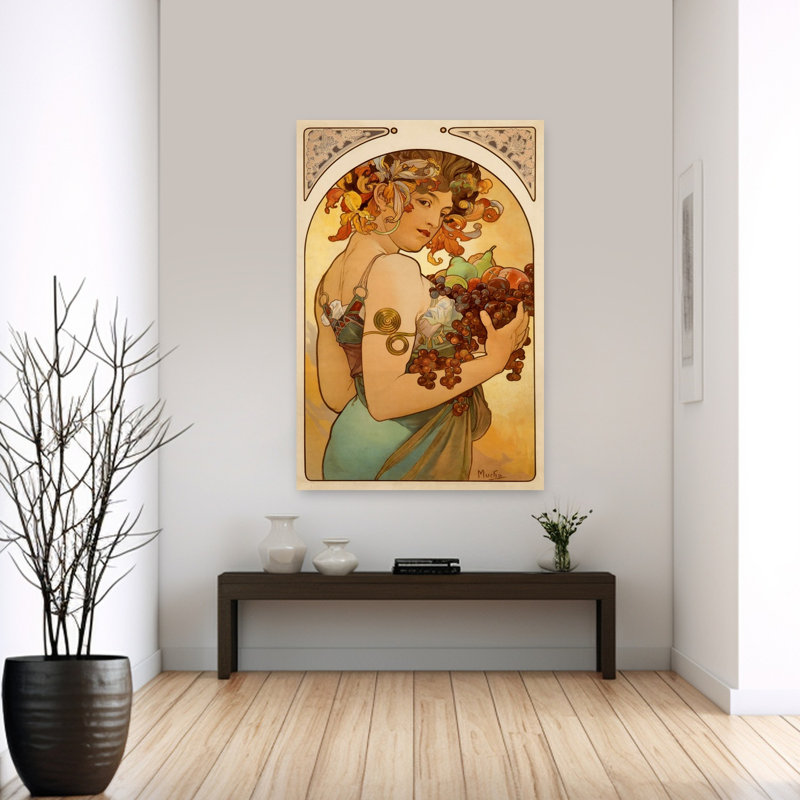 «Fruit Classic Classic Delicate Fruit Summer», reproduction d'art murale, 60" H x 40" W