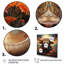 Buffalo at Sunrise - animaux, art mural sur toile-1675069446-1675069497