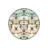 Multicolored Black Ethnic Patterned Detailed Woven Base Modern Decorative Carpet-1344559144