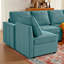 Grand canapé modulaire de rangement 117,3 po 6 places avec rangement multiple-1089415784