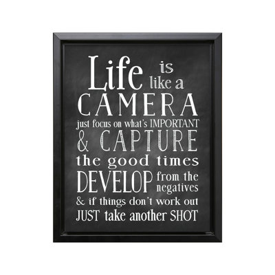 Life Is Like A Camera