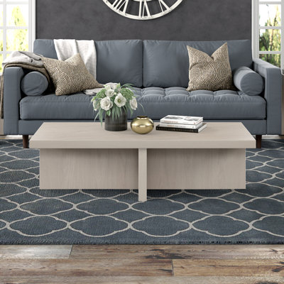 Elna Manufactured Wood Cross-Leg Coffee Table
