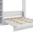 Gulshara Murphy Bed Wall Bed With Shelves, Wardrobe And LED Lights-487071965-487071966