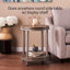 Ensemble de tables de bout avec rangement Kirsty-1469561001