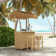 Brighi Phuket Bar Set with Wicker Outer Material