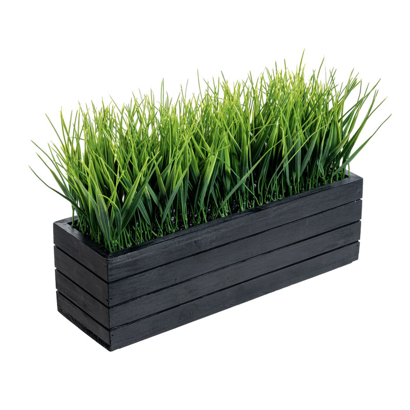24.9 cm H Faux Herbs Grass Plant