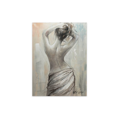 Hand -painted Dance of Sensuality Acrylic Painting