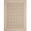 Tapis brun et brun clair pour l'intérieur et l'extérieur à motif floral Arneshia-1915063987