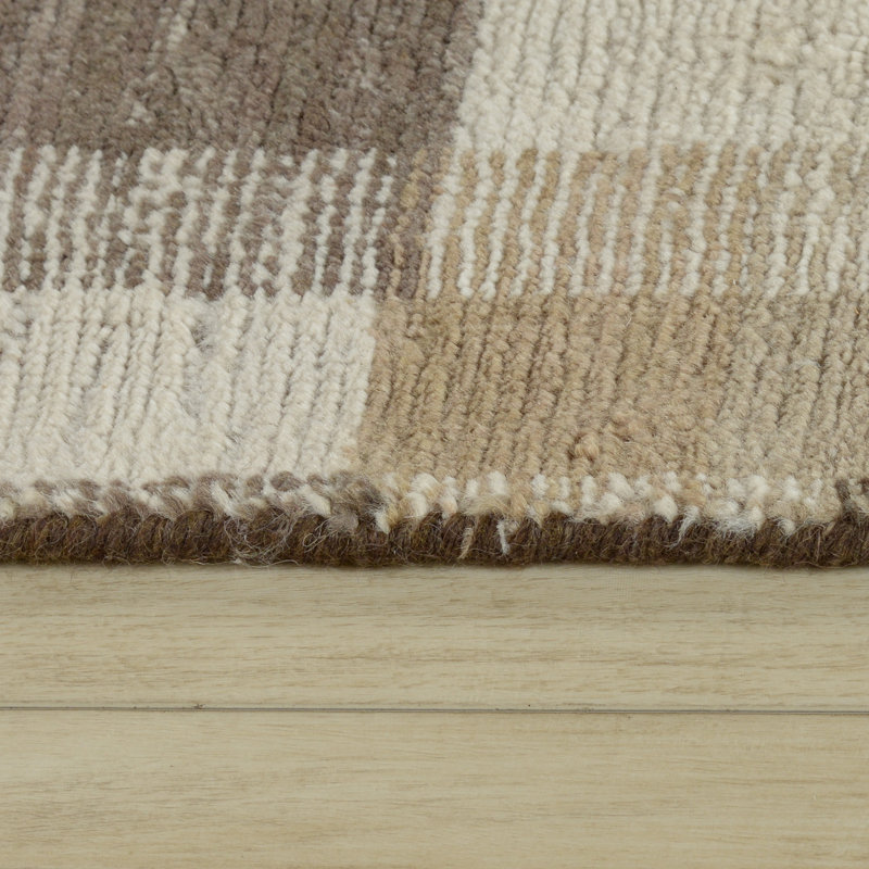 Tapis 100 % laine de Nouvelle-Zélande, Brown, 5' x 7'6"