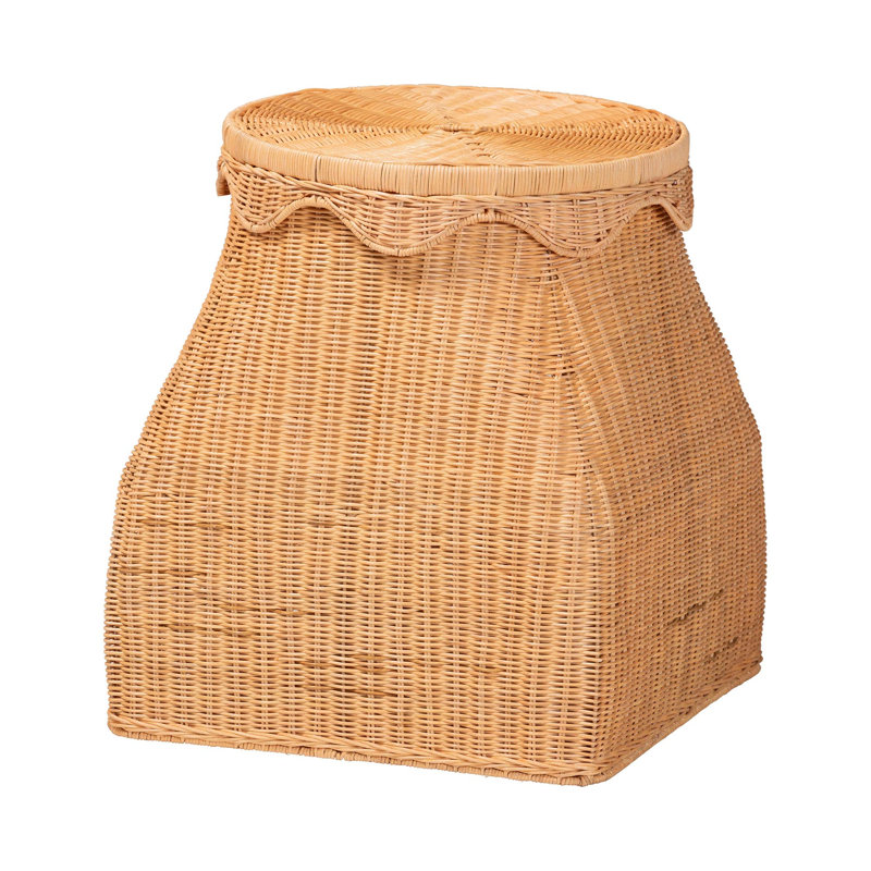 Panier à linge en rotin naturel bali & pari Ada - Panier de rangement en osier tressé à la main