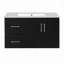 Meuble-lavabo mural 36 po avec 2 tiroirs-207860620