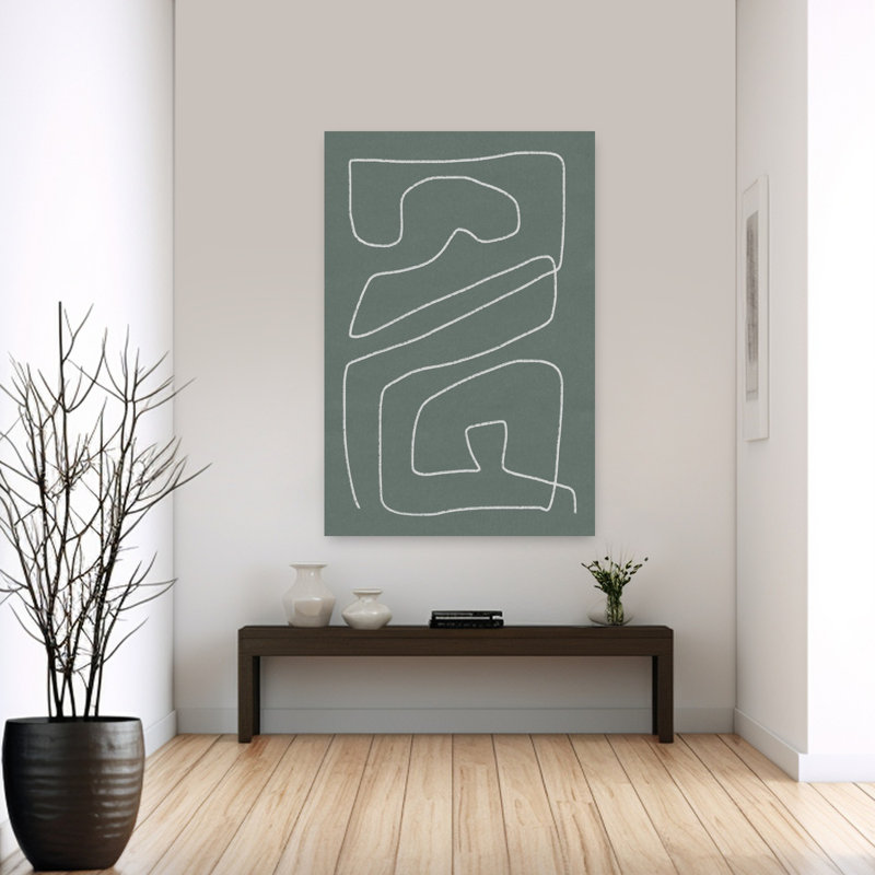 Art contemporain contemporain abstrait, H 60 po x l 40 po