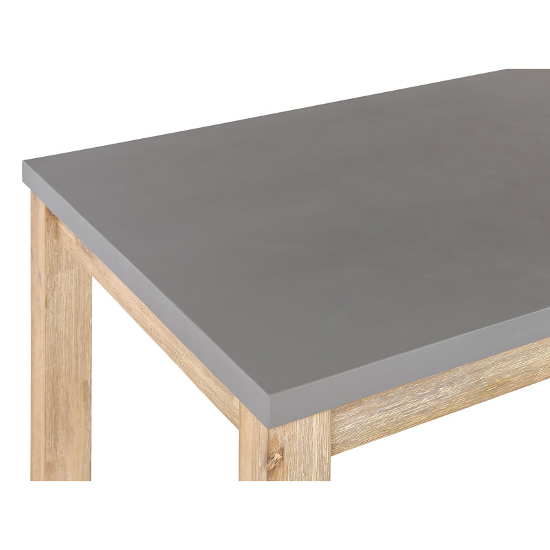Dameyune Rectangular Stone Outdoor Dining Table - 180 cm W 90 cm D