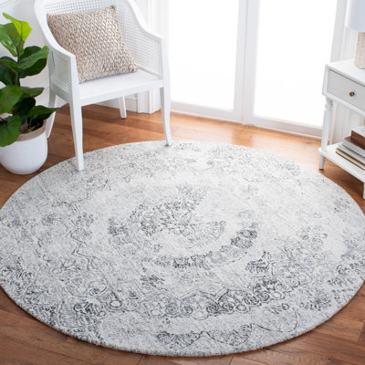 Hughley Hand Woven Wool and Polyester Oriental Area Rug 