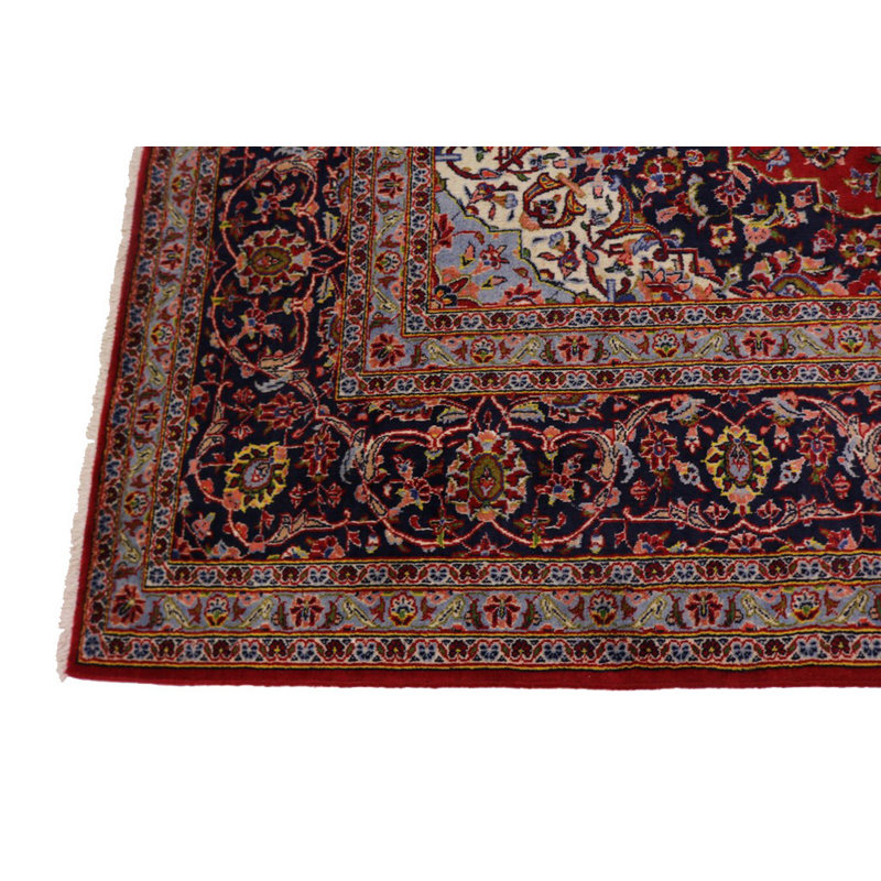 Tapis oriental rouge unique 10X13 Ornulf