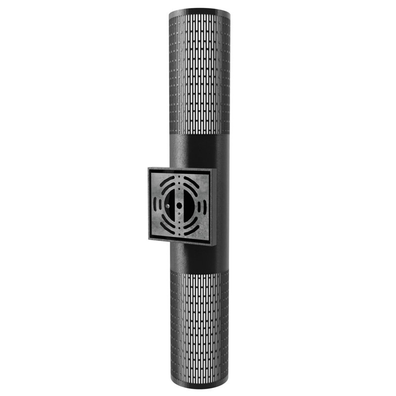 Avenue Outdoor Black Wall Sconce, 24" H x 5" W x 5" D