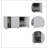 Stockton Rectangle Four Swing Doors Wall Cabinet-49946948
