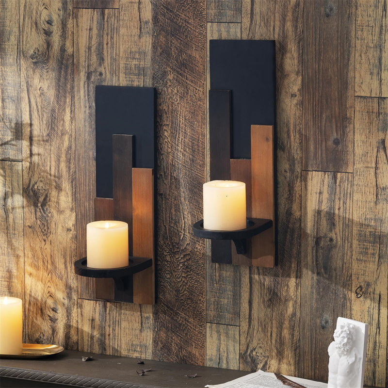 2 Piece Wall Bath Sconce Set