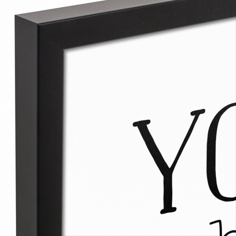 « you is my hero », art encadré Mahar, H 18 po x l 12 po x P 1,25 po, Toile tendue