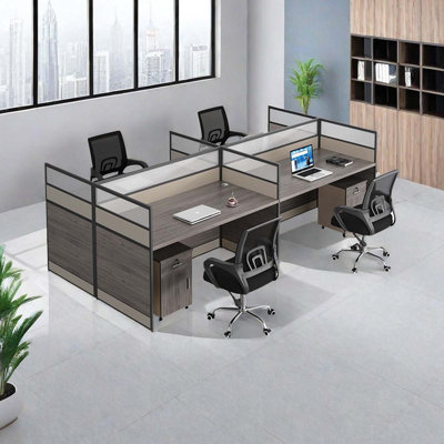 Miland Rectangle 4 Person 94.49'' L Training Table