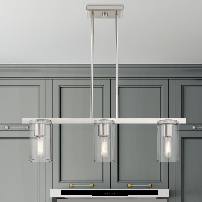 Lustre linéaire, Nickel brossé