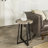 Paramus 22'' Tall Cross Legs End Table-1998451056