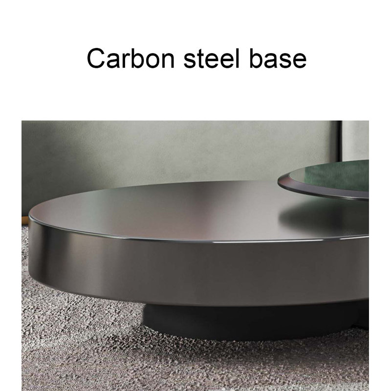 Cherice Pedestal Coffee Table, Grey