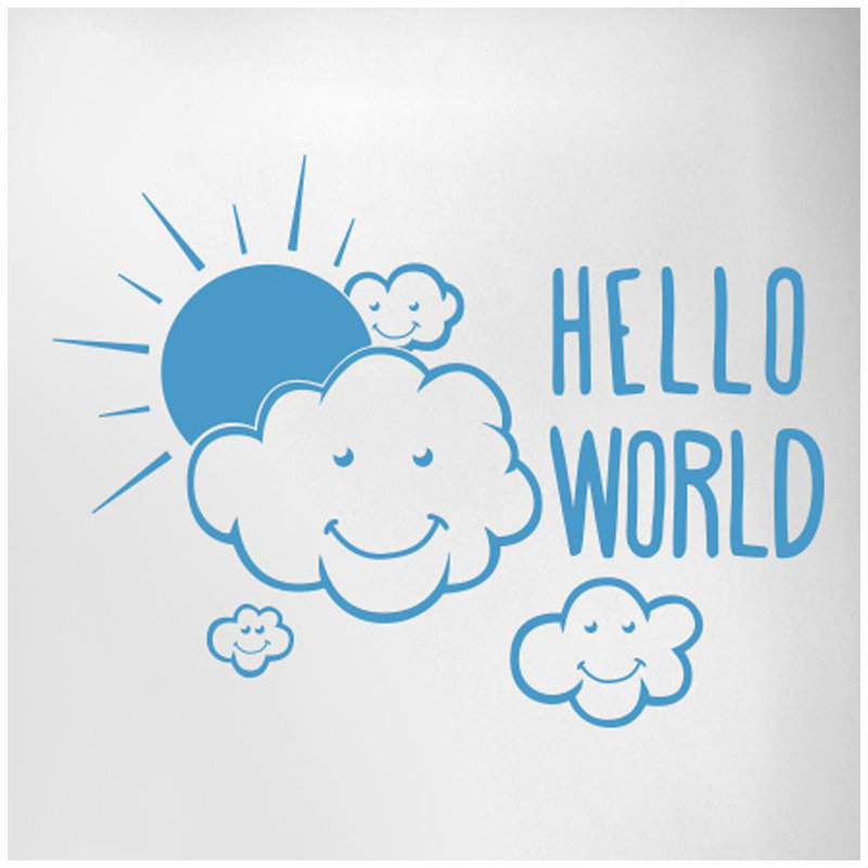 Wall Decal, Blue