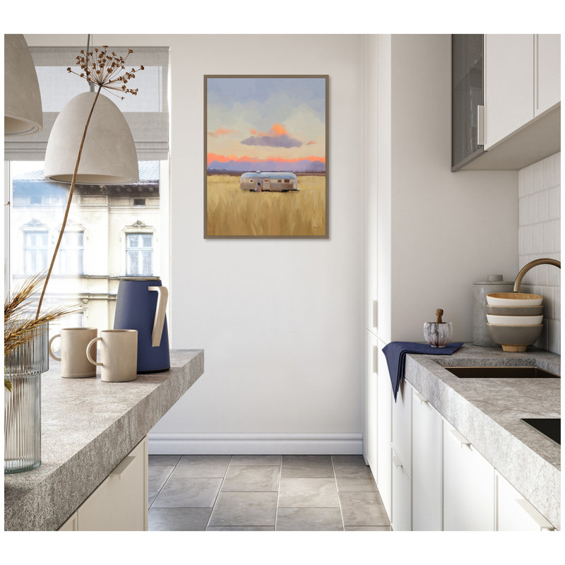 «Solitude» par Mary Sparrow, reproduction d'art sur toile encadrée