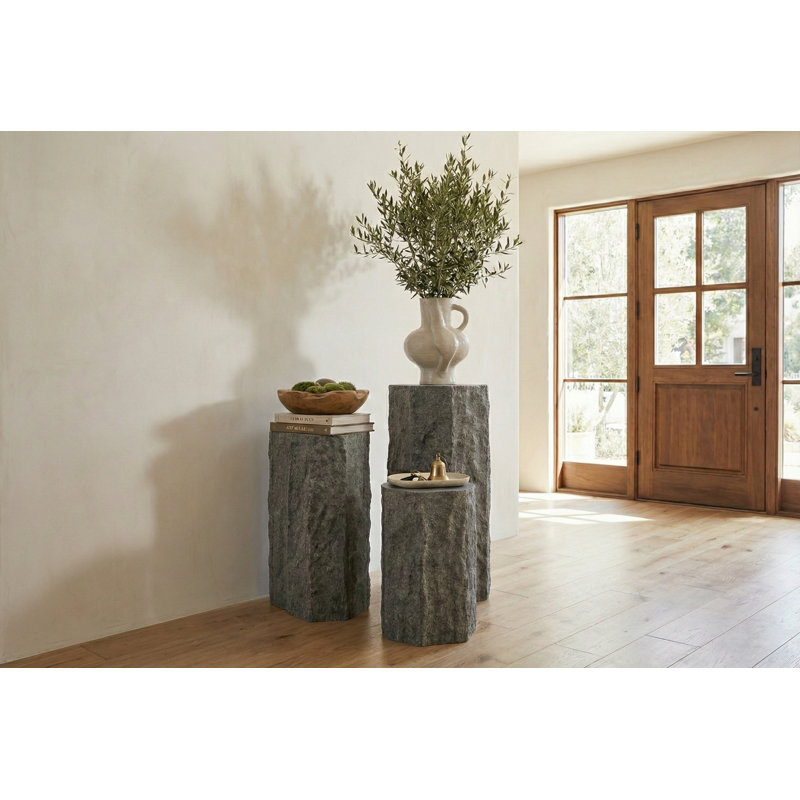 Splinter Stone Pedestal, Resin, 48" H x 14" W x 14" D