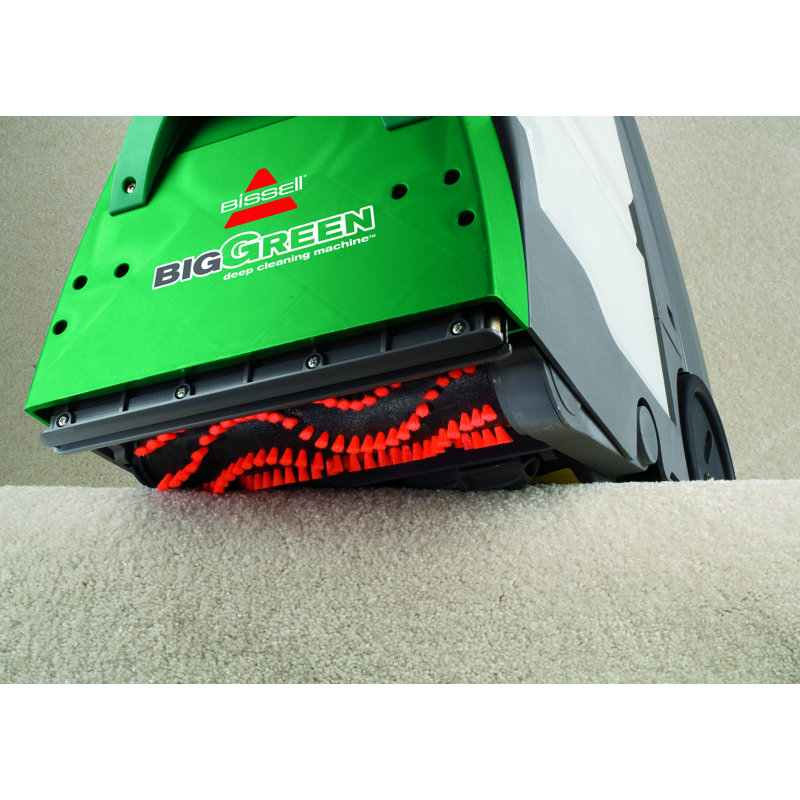 BISSELL Big Green Professional Carpet Cleaner with 8-Row XL DirtLifter PowerBrush, 6" Tough Stain Tool and 9" Long Reach Hose