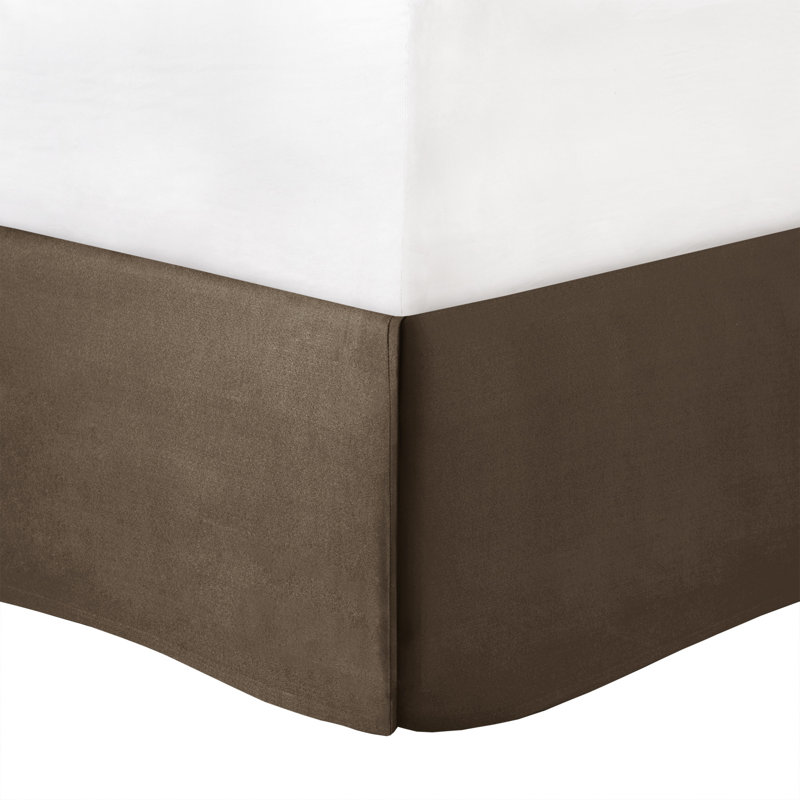 Trinity 7 Piece Polyester Charmeuse Comforter Set, King Comforter + 6 Additional Pieces, Taupe