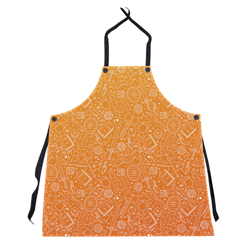 Bib Apron, Fire Ombre