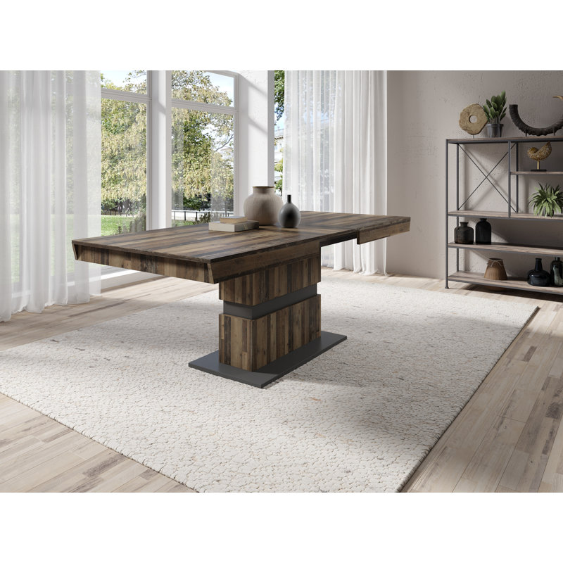 Fauve Dining Table, Old Wood, 75cm H x 195cm W x 90cm D