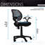 Chaise de bureau en filet Midback