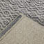 Matthies Charcoal/Cream Transitional Diamond Indoor/Outdoor Area Rug-1007457102