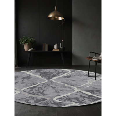 Tapis gris lavable à la machine
