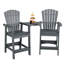 Chaise haute Adirondack avec table Cezalinda-1559659535