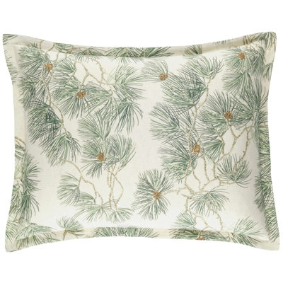 Vintage Pine Boughs Natural Sham