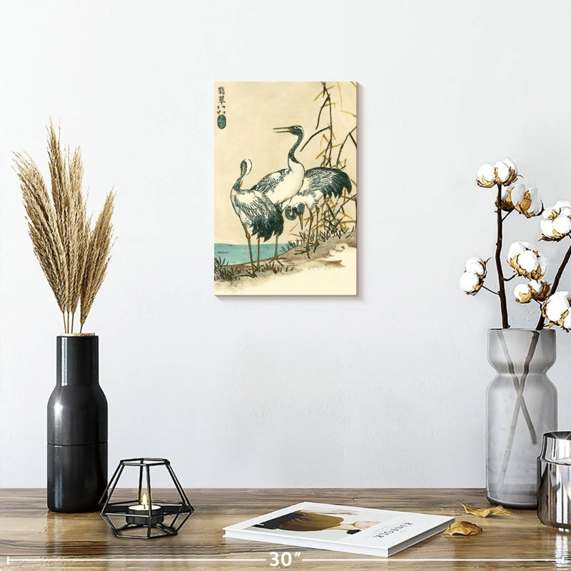 Brampt Oriental Crane II, 12" H x 8" W