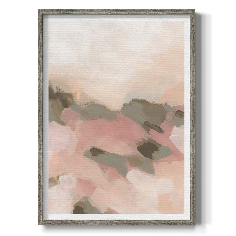 Desert Rose Valley I, reproduction encadrée - bois massif, H 11 po x l 9 po
