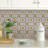 Clementina 25.4cm W x 25.4cm L Vinyl Peel and Stick Mosaic Tile
