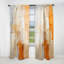 Collage IV Glam Orange Beige - rideau en velours Glam - obscurcissant - 1 panneau-107831603