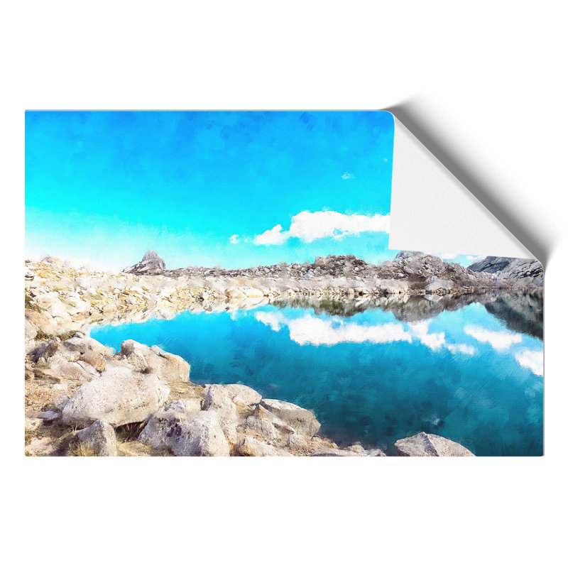Lac De Bastani Lake In France - No Frame Print, 42cm H x 59cm W x 0.1cm D